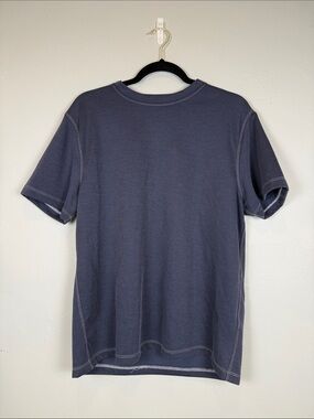 Porter & Ash Men’s Navy Crewneck Modal Crewneck Size L Contrast Stitching